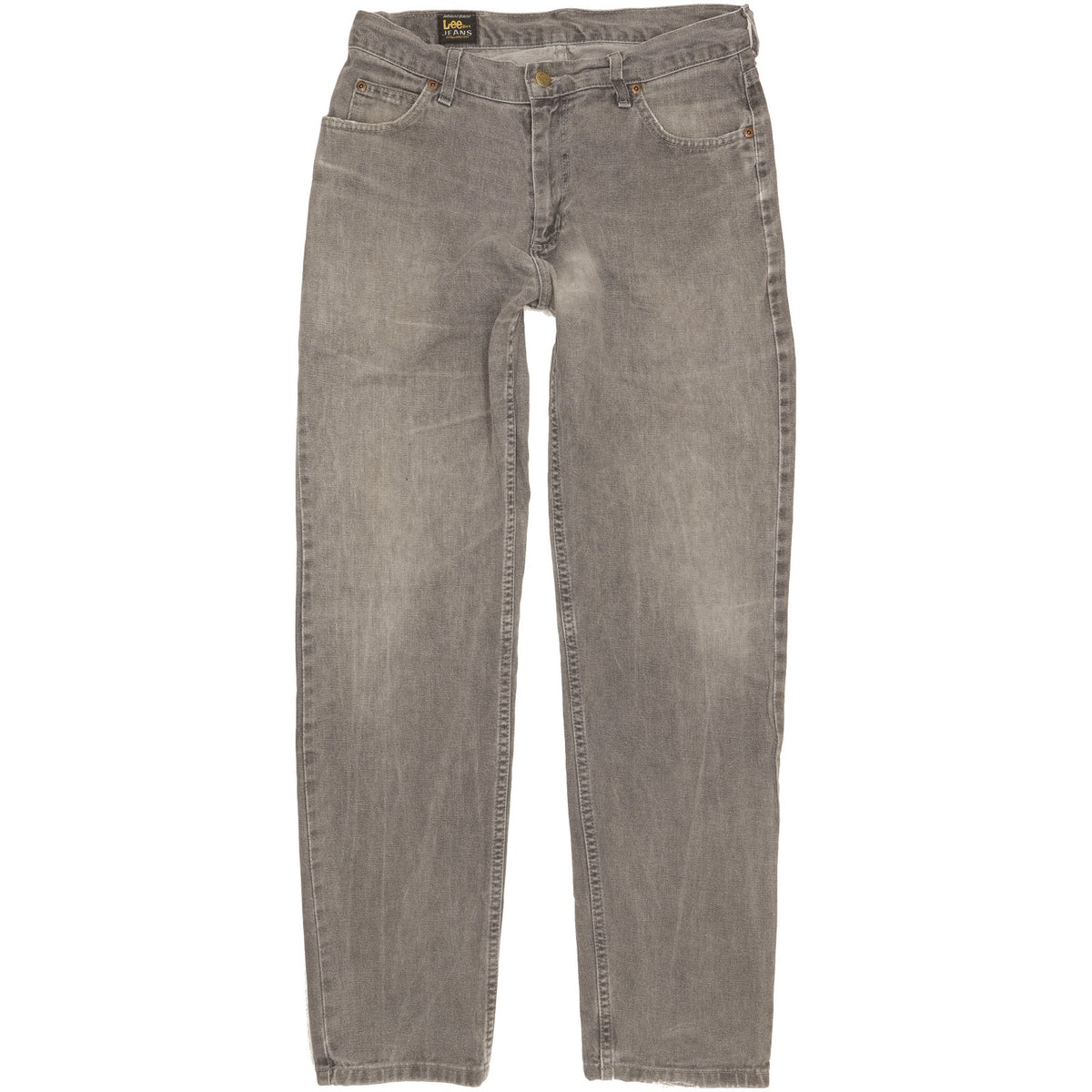 Lee Brooklyn Men Grey Straight Regular Jeans W33 L32