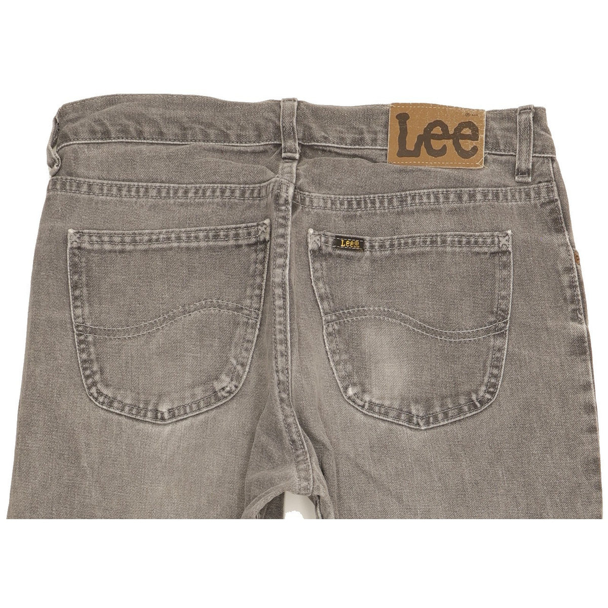 Lee Brooklyn Men Grey Straight Regular Jeans W33 L32
