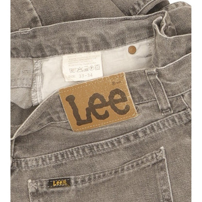 Lee Brooklyn Men Grey Straight Regular Jeans W33 L32