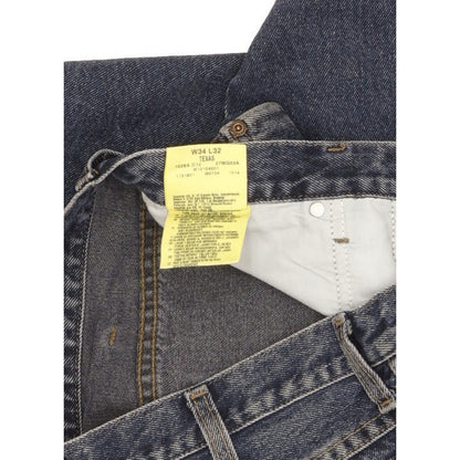 Wrangler Texas Men Blue Straight Regular Jeans W34 L30