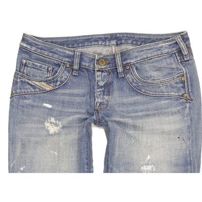 Diesel Kycut Women Blue Straight Slim Jeans W29 L32