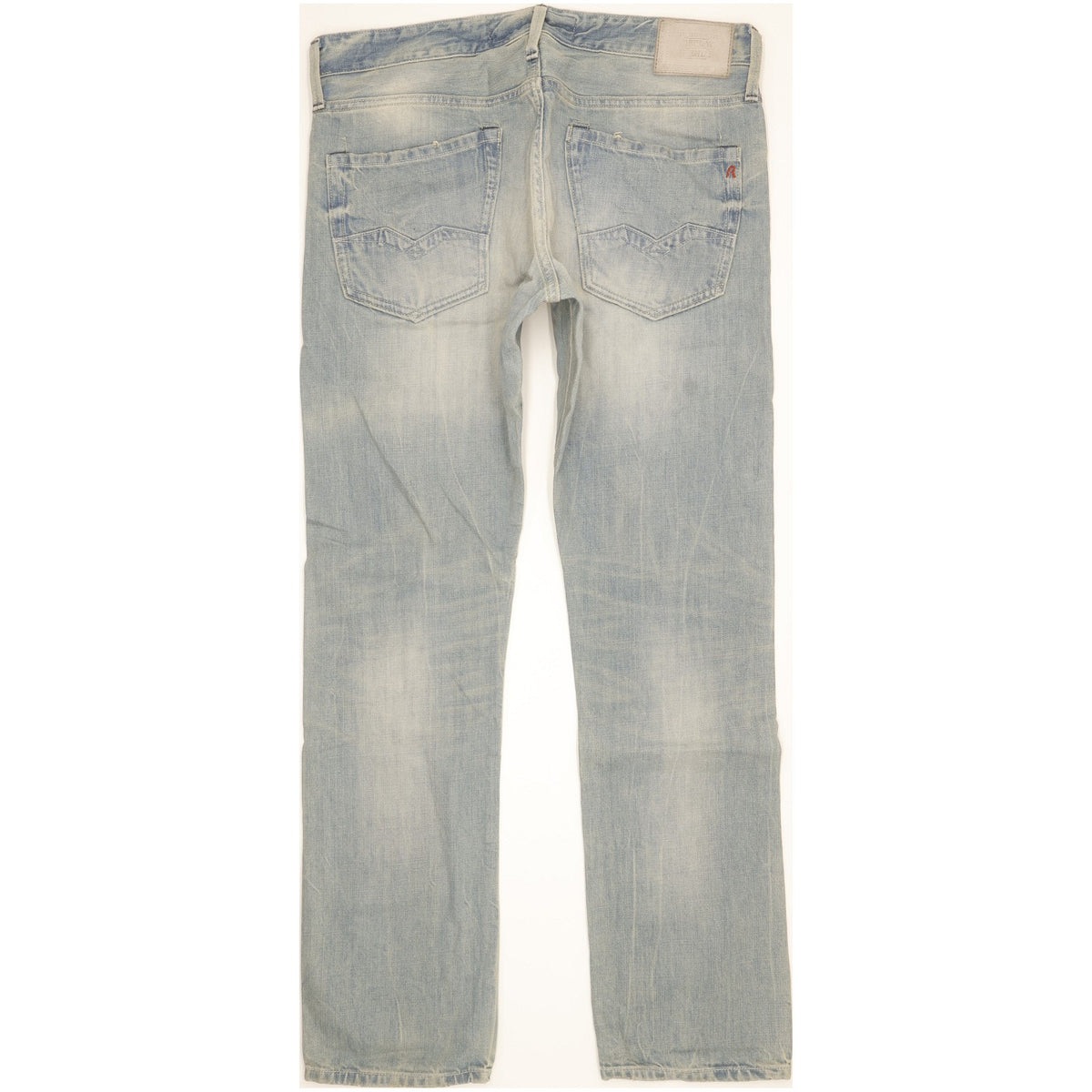 Replay Waitom Men Blue Straight Regular Jeans W34 L32