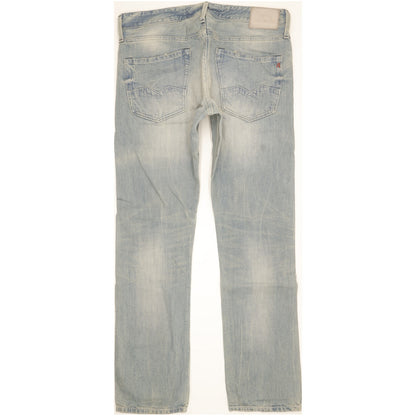 Replay Waitom Men Blue Straight Regular Jeans W34 L32