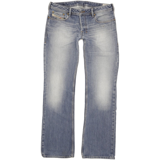 Diesel Zatiny Men Blue Straight Slim Jeans W32 L32