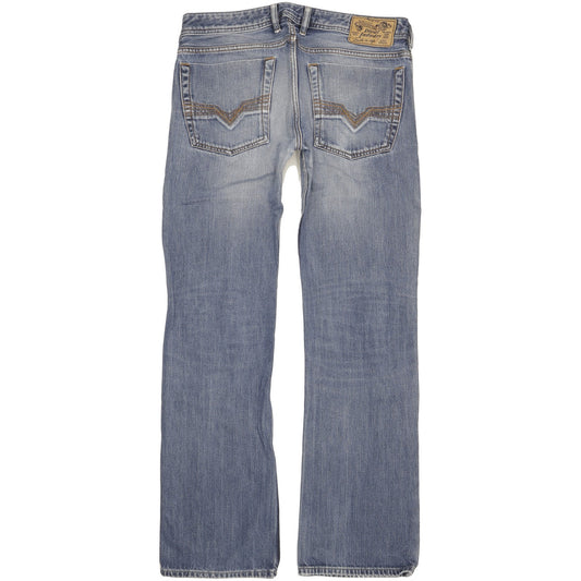 Diesel Zatiny Men Blue Straight Slim Jeans W32 L32