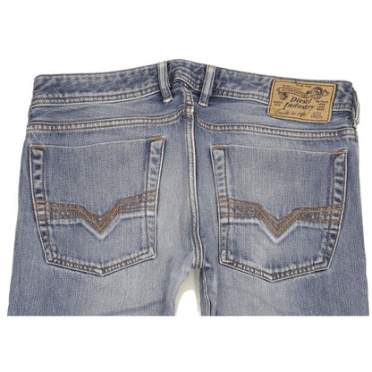 Diesel Zatiny Men Blue Straight Slim Jeans W32 L32