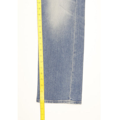 Replay Waitom Men Blue Straight Regular Stretch Jeans W34 L31