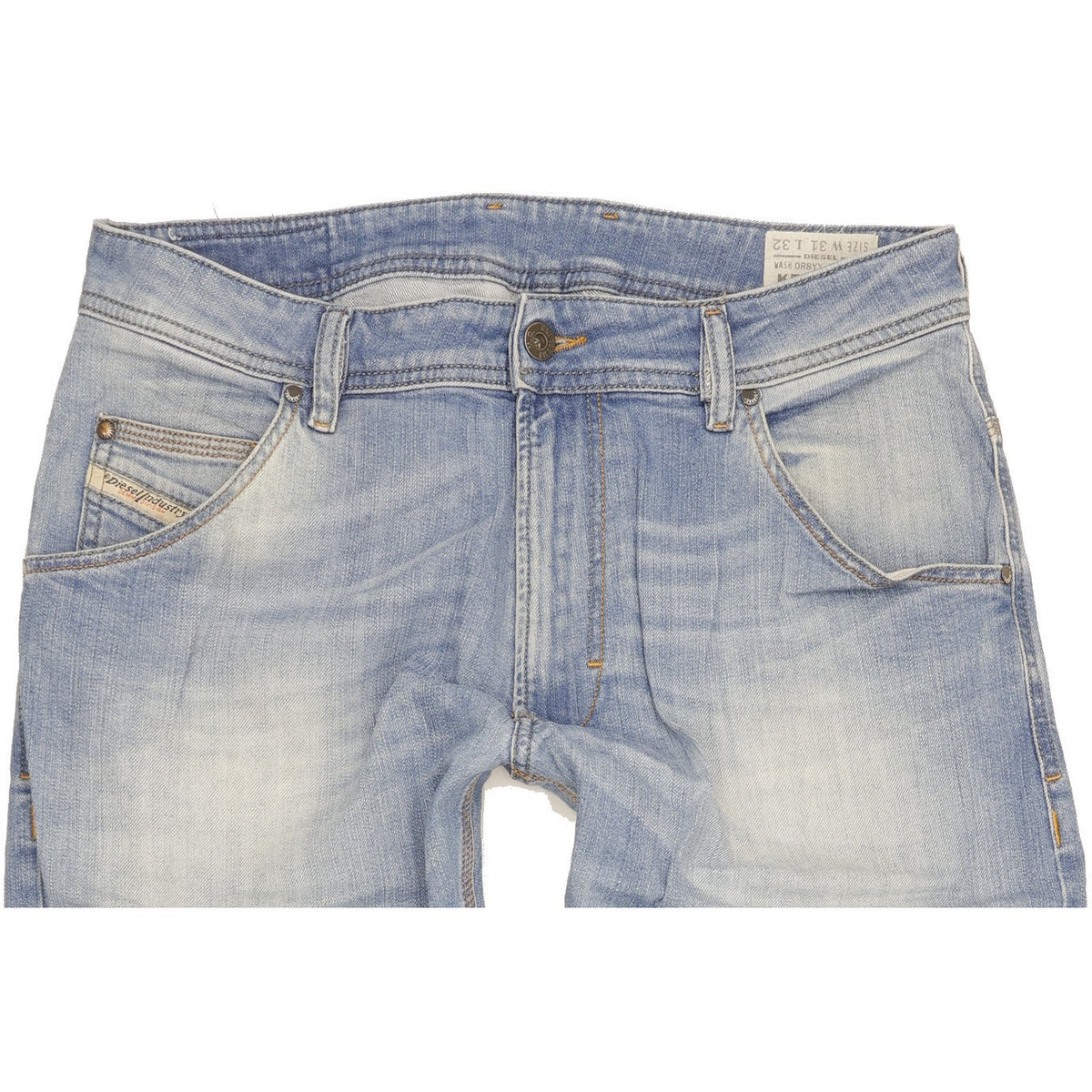 Diesel Krooley Men Blue Tapered Slim Stretch Jeans W31 L32