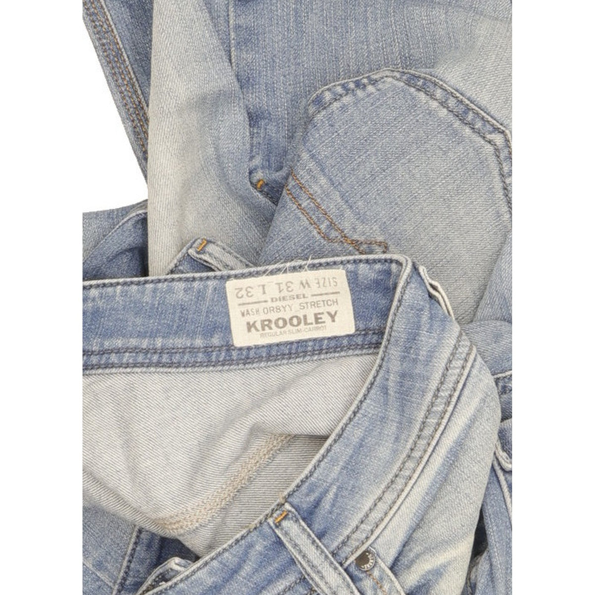 Diesel Krooley Men Blue Tapered Slim Stretch Jeans W31 L32