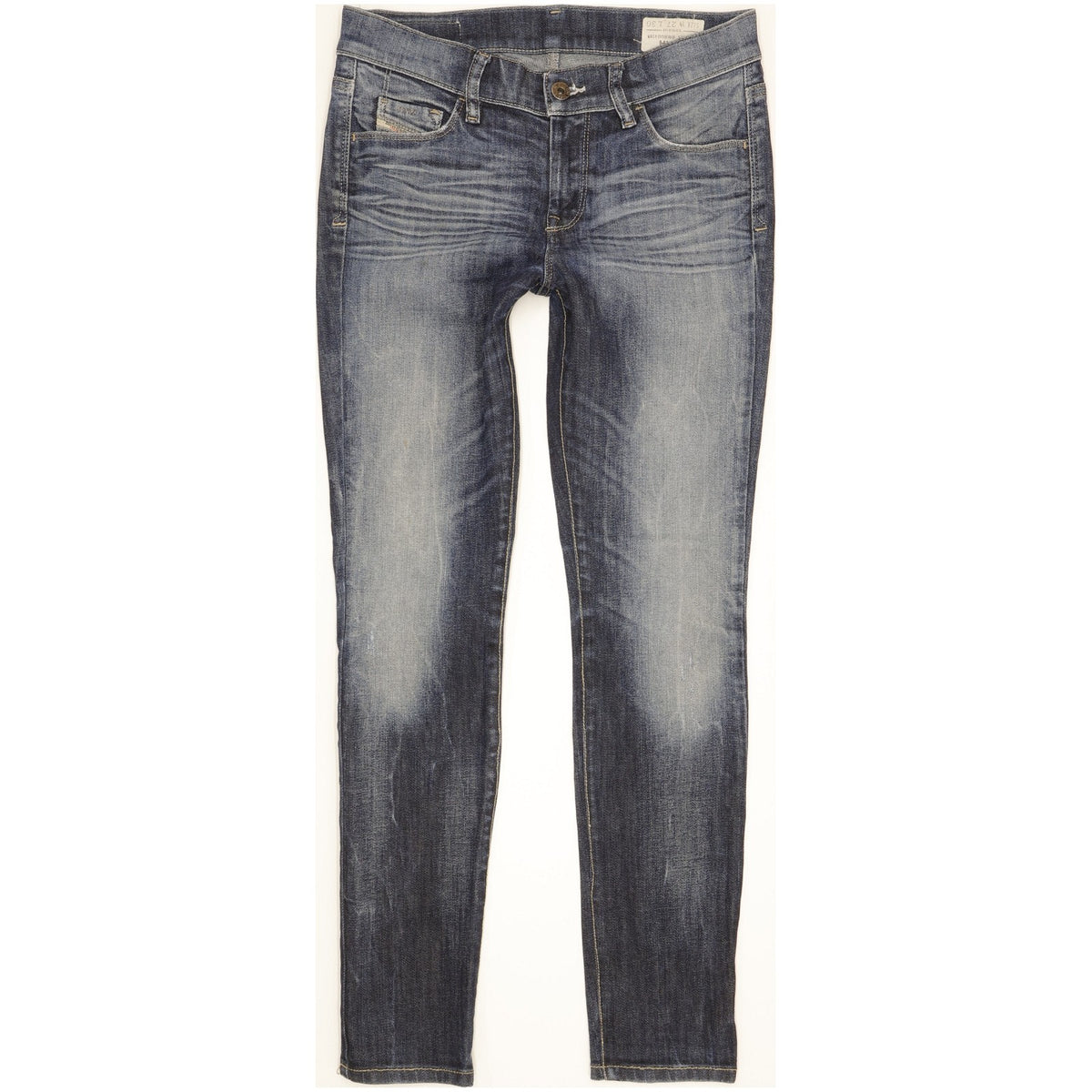 Diesel Hi-Vy Women Blue Skinny Slim Stretch Jeans W27 L28