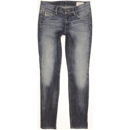 Diesel Hi-Vy Women Blue Skinny Slim Stretch Jeans W27 L28