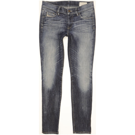 Diesel Hi-Vy Women Blue Skinny Slim Stretch Jeans W27 L28