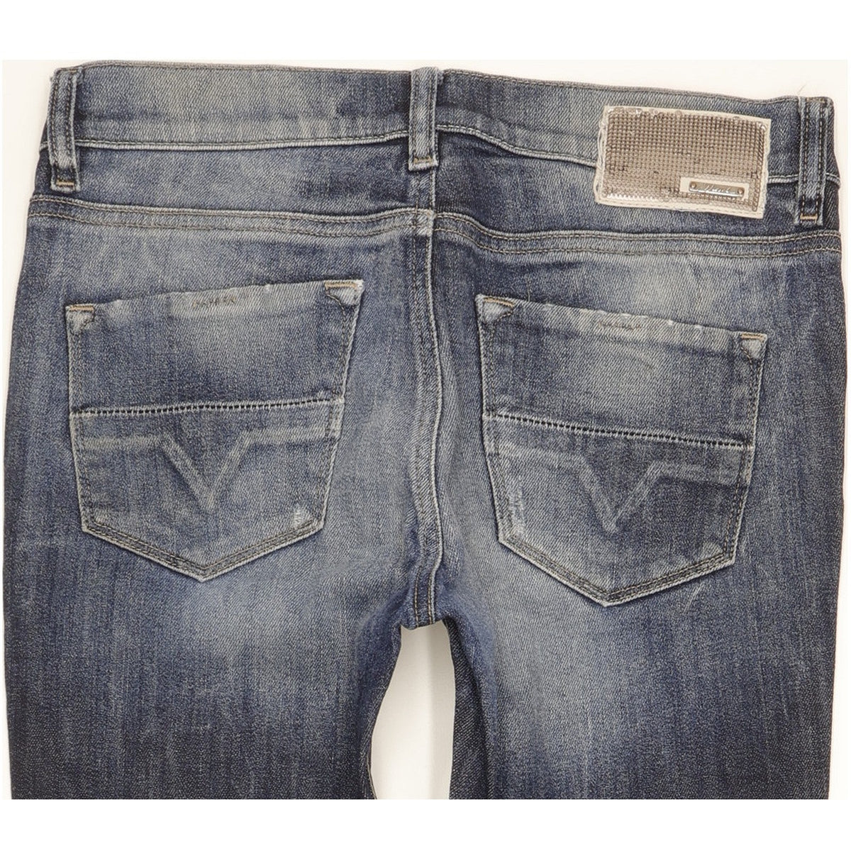 Diesel Hi-Vy Women Blue Skinny Slim Stretch Jeans W27 L28