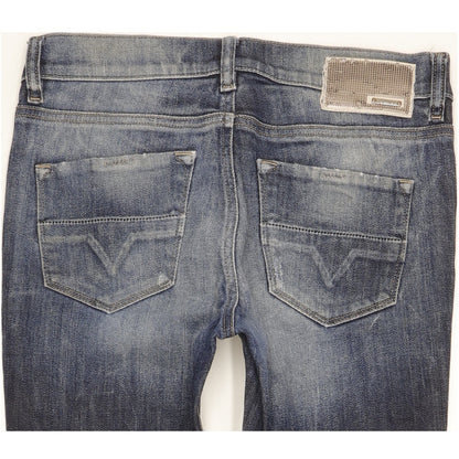 Diesel Hi-Vy Women Blue Skinny Slim Stretch Jeans W27 L28