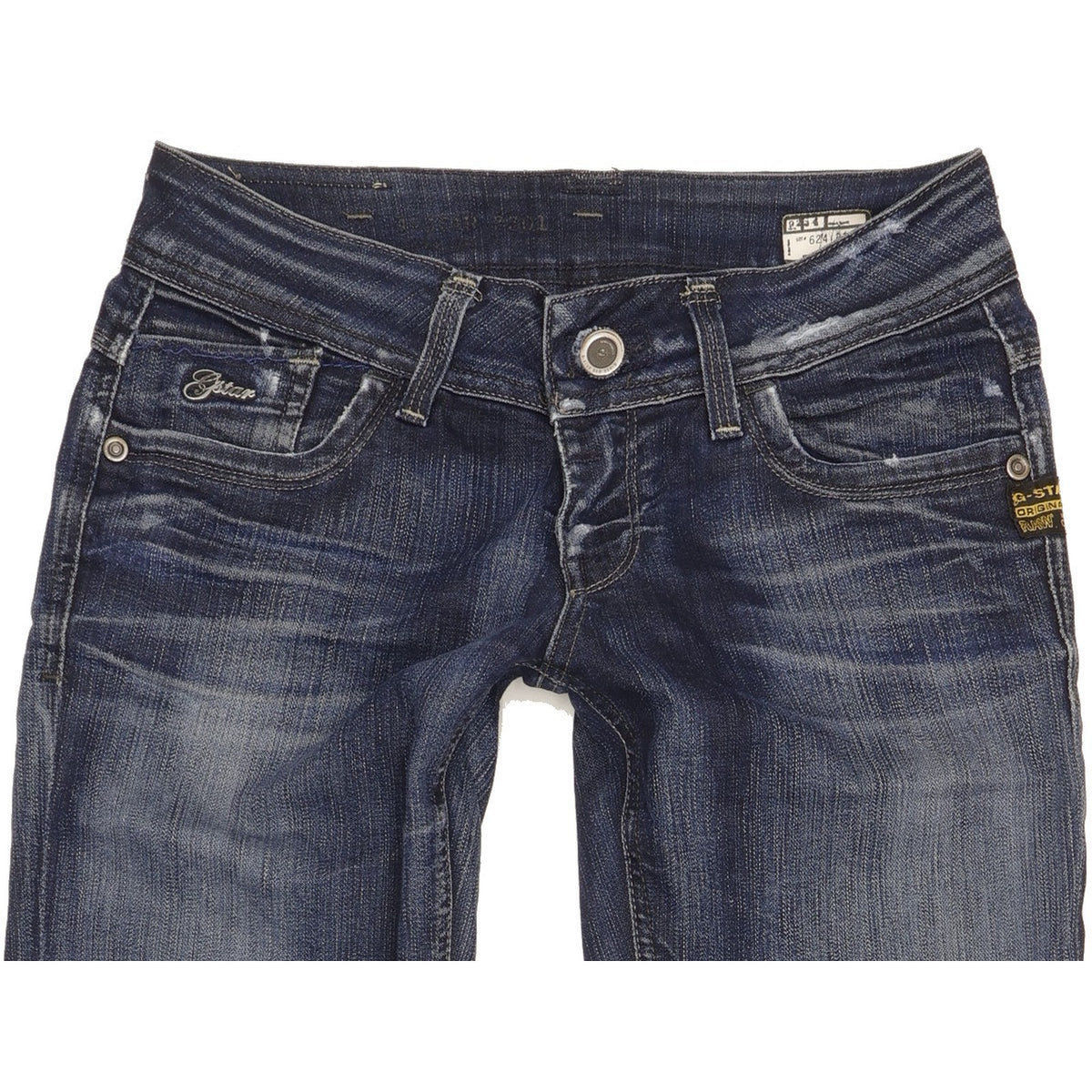 G-Star Lynn Women Blue Skinny Slim Stretch Jeans W26 L35