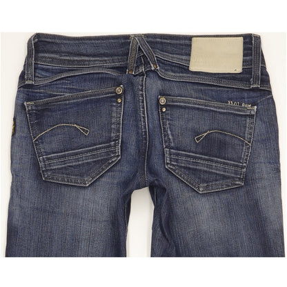G-Star Lynn Women Blue Skinny Slim Stretch Jeans W26 L35