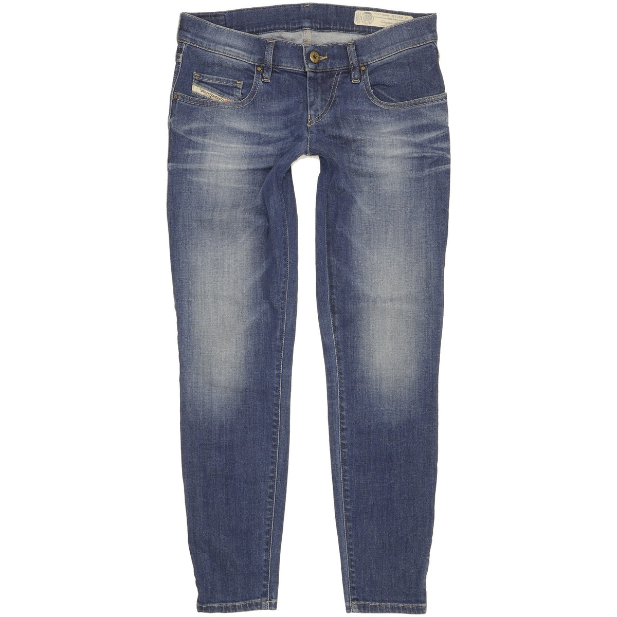 Diesel Grupee Women Blue Skinny Slim Stretch Jeans W27 L32