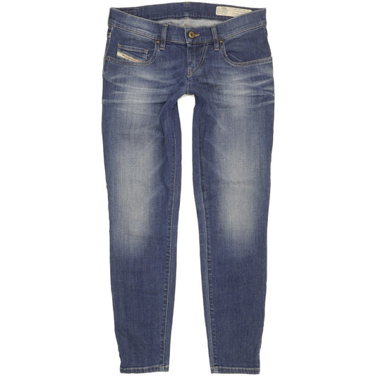Diesel Grupee Women Blue Skinny Slim Stretch Jeans W27 L32