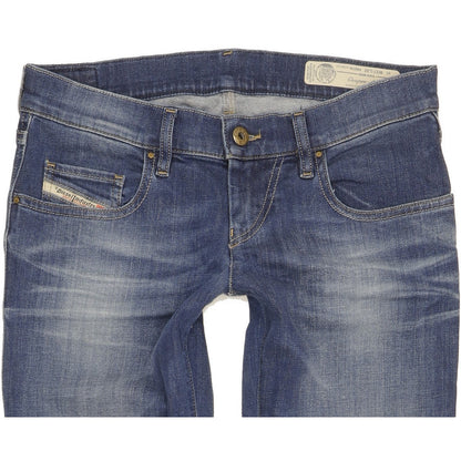 Diesel Grupee Women Blue Skinny Slim Stretch Jeans W27 L32