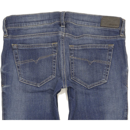 Diesel Grupee Women Blue Skinny Slim Stretch Jeans W27 L32