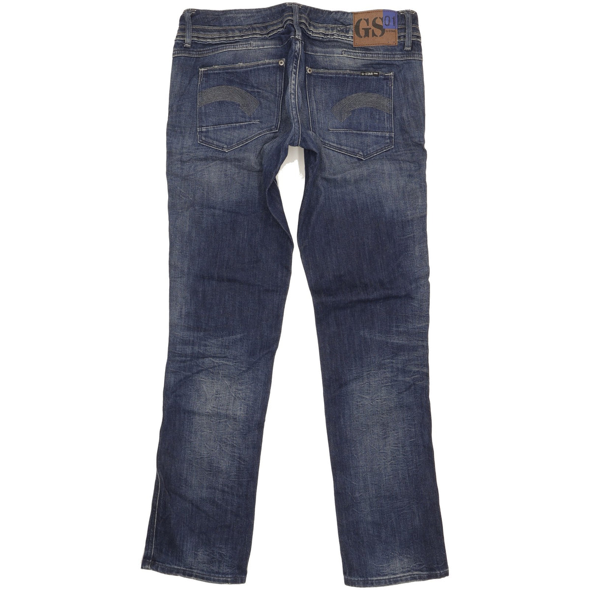 G-Star Heller Women Blue Straight Slim Stretch Jeans W31 L32