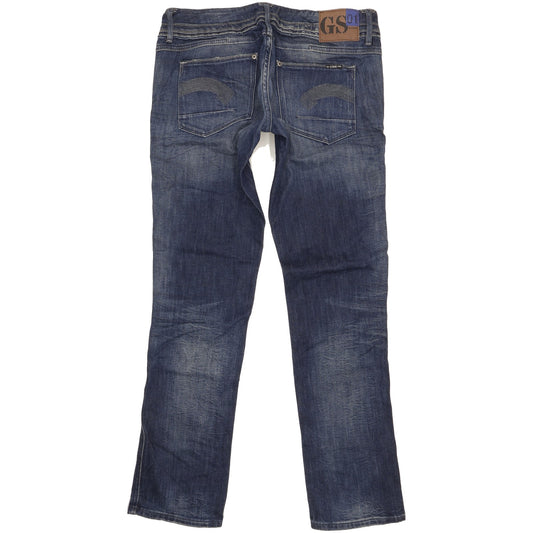 G-Star Heller Women Blue Straight Slim Stretch Jeans W31 L32