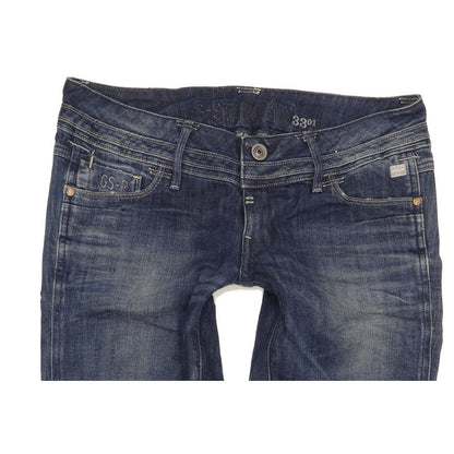 G-Star Heller Women Blue Straight Slim Stretch Jeans W31 L32
