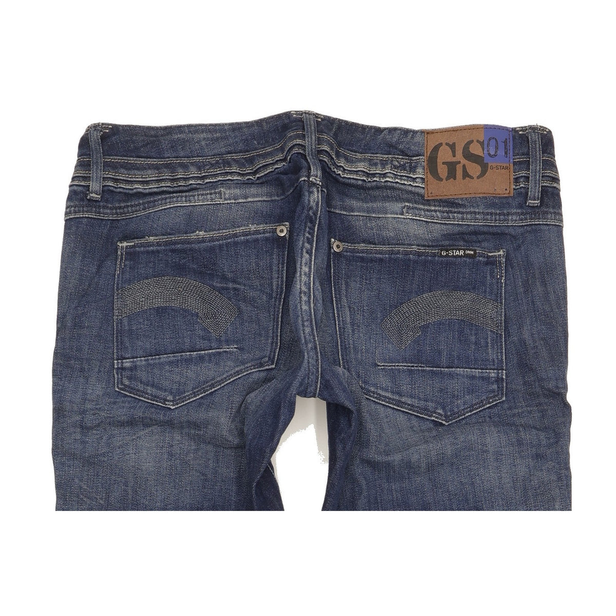 G-Star Heller Women Blue Straight Slim Stretch Jeans W31 L32