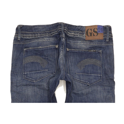 G-Star Heller Women Blue Straight Slim Stretch Jeans W31 L32