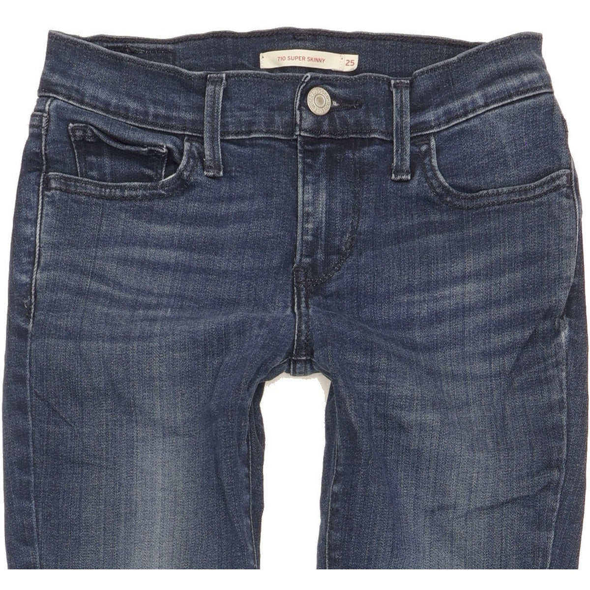 Levi's 710 Women Blue Skinny Slim Stretch Jeans W25 L31