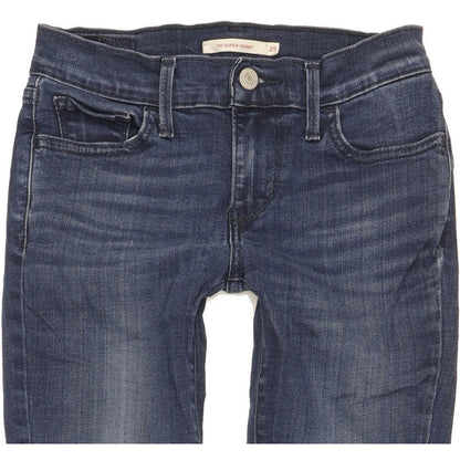 Levi's 710 Women Blue Skinny Slim Stretch Jeans W25 L31
