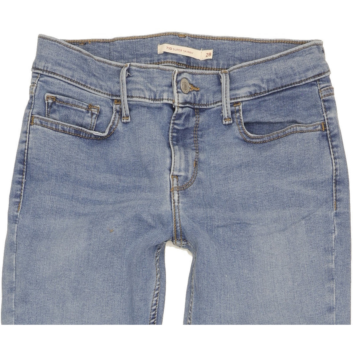 Levi's 710 Women Blue Skinny Slim Stretch Jeans W28 L32