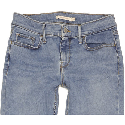 Levi's 710 Women Blue Skinny Slim Stretch Jeans W28 L32