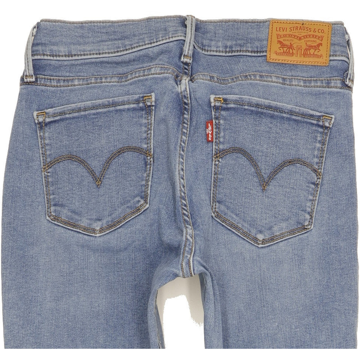Levi's 710 Women Blue Skinny Slim Stretch Jeans W28 L32