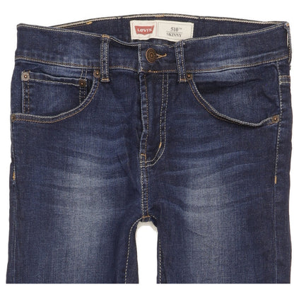 Levi's 510 Kids Blue Skinny Slim Stretch Jeans W26 L32