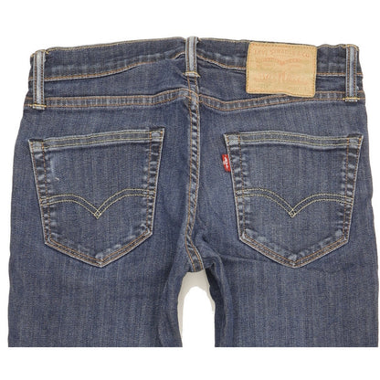 Levi's 511 Men Blue Straight Slim Stretch Jeans W30 L31
