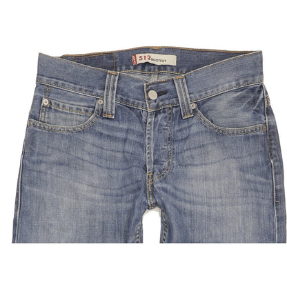 Levi's 512 Men Blue Bootcut Slim Jeans W30 L31