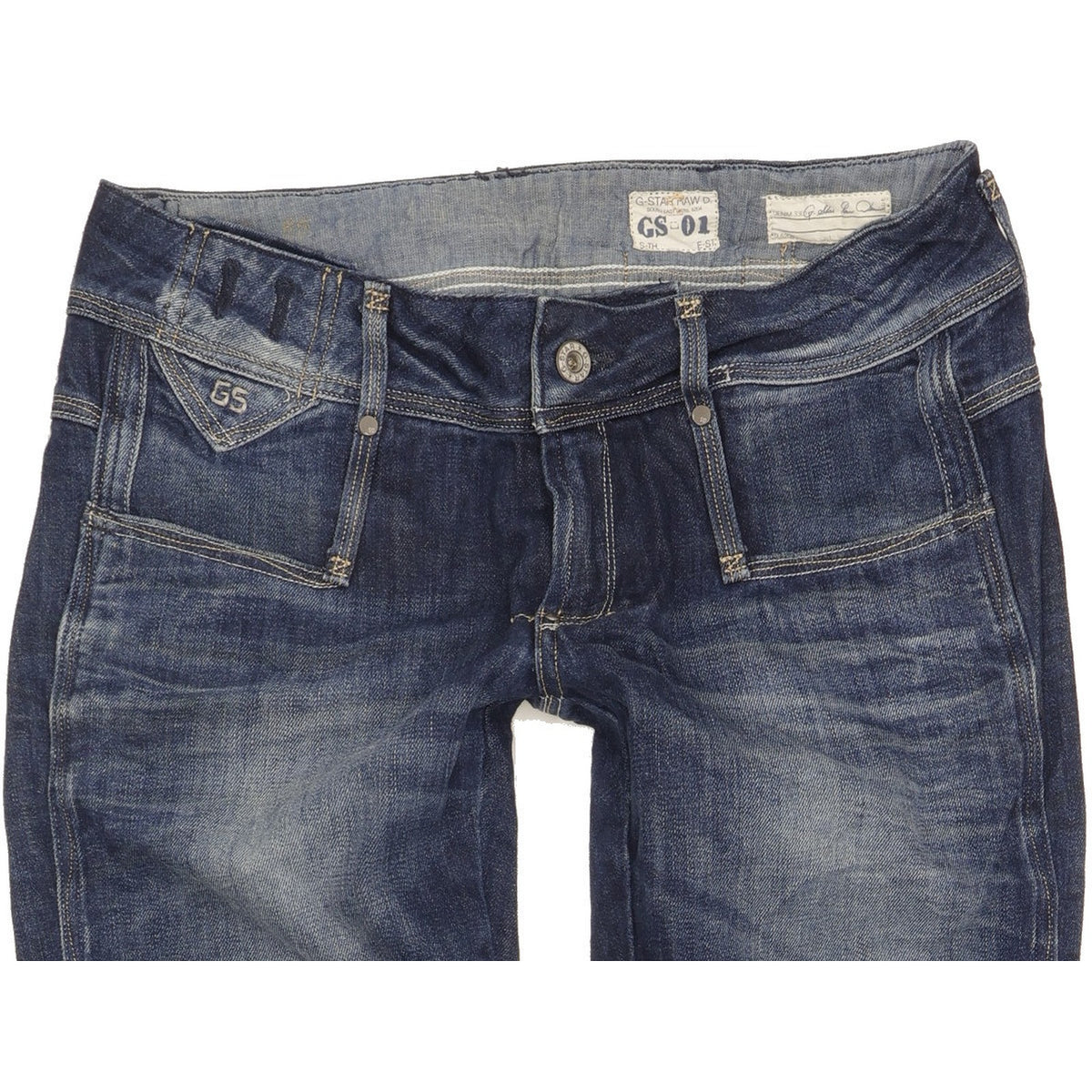 G-Star Cube Women Blue Skinny Slim Stretch Jeans W29 L33