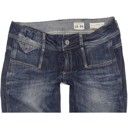G-Star Cube Women Blue Skinny Slim Stretch Jeans W29 L33