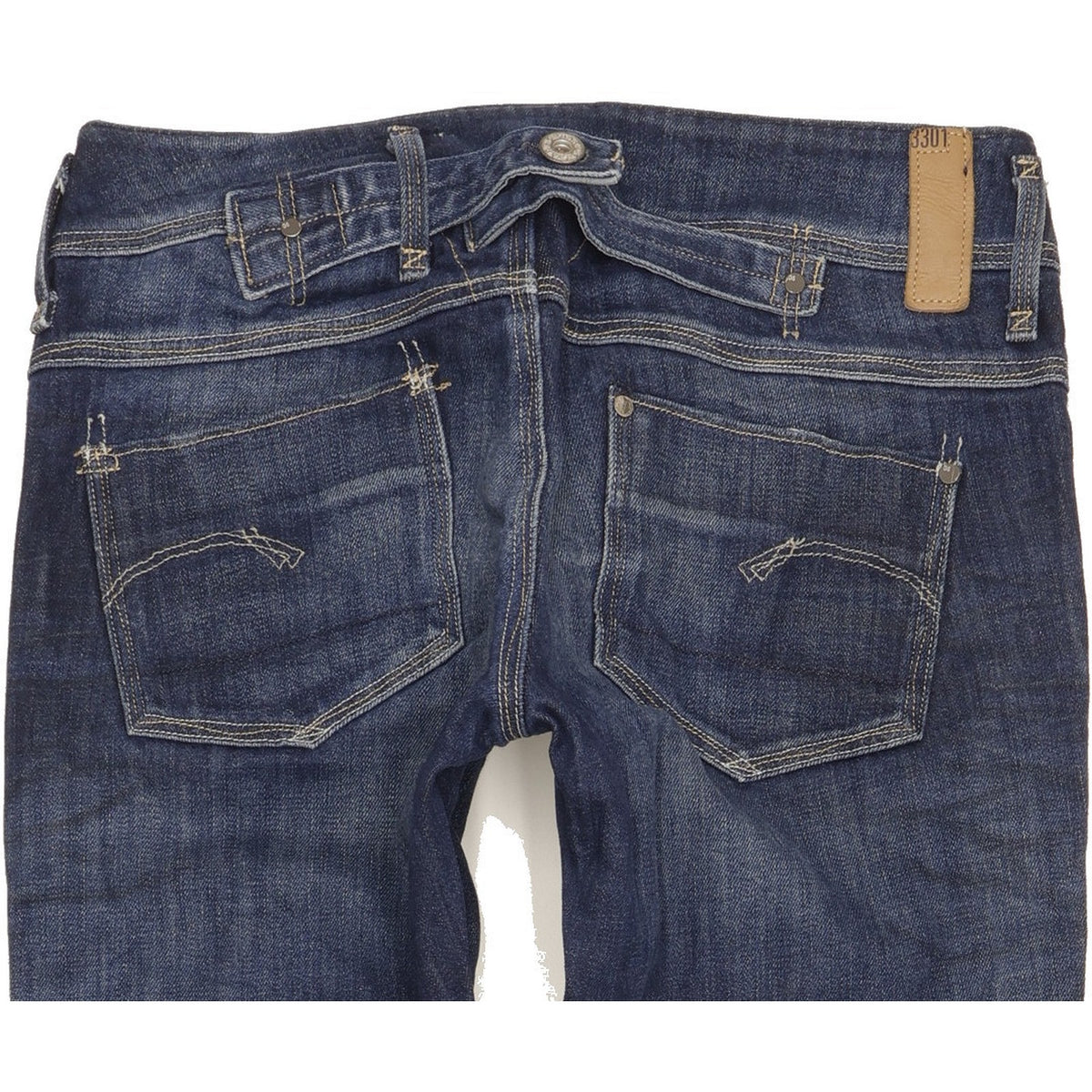 G-Star Cube Women Blue Skinny Slim Stretch Jeans W29 L33