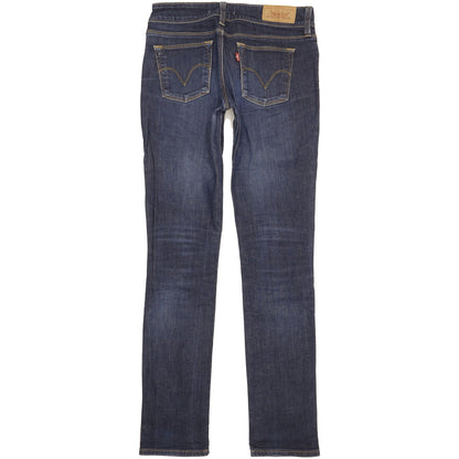 Levi's 571 Women Blue Straight Slim Stretch Jeans W29 L33