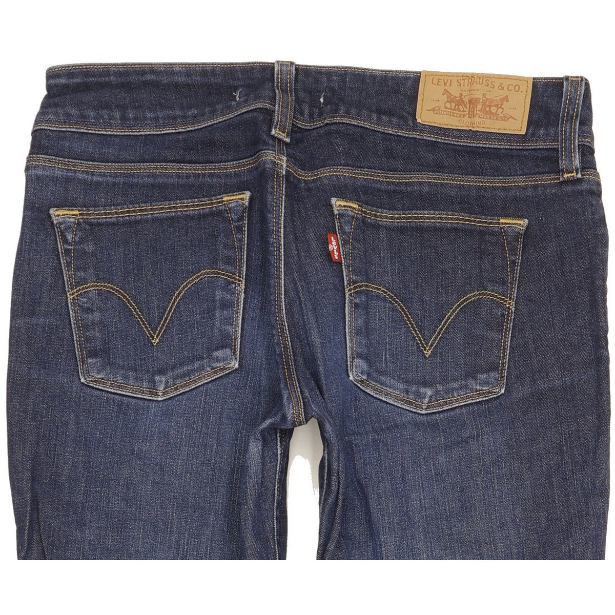 Levi's 571 Women Blue Straight Slim Stretch Jeans W29 L33