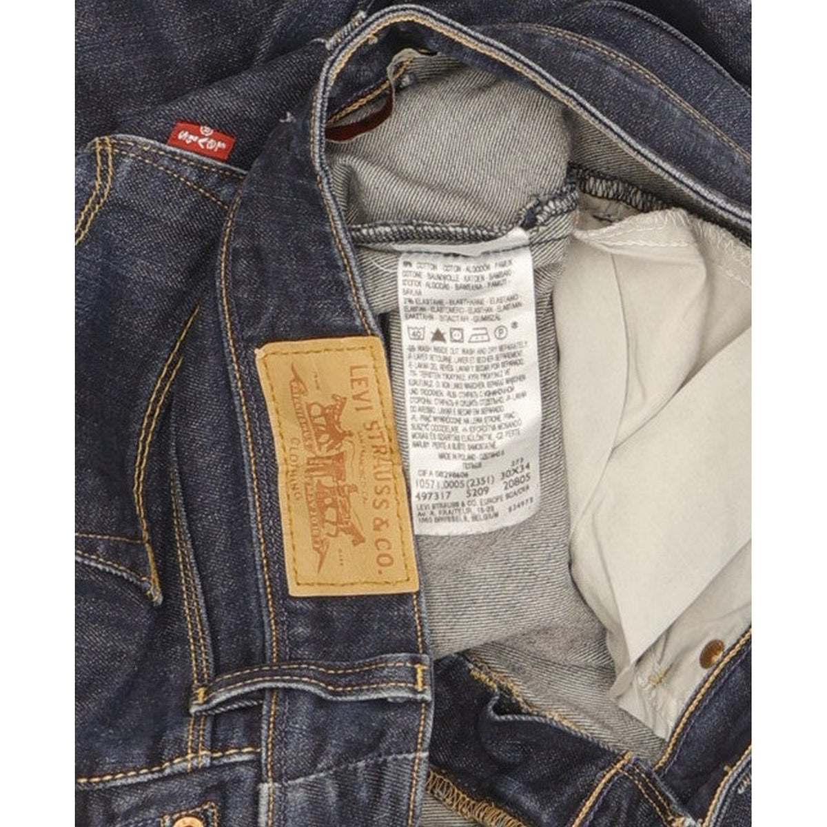 Levi's 571 Women Blue Straight Slim Stretch Jeans W29 L33
