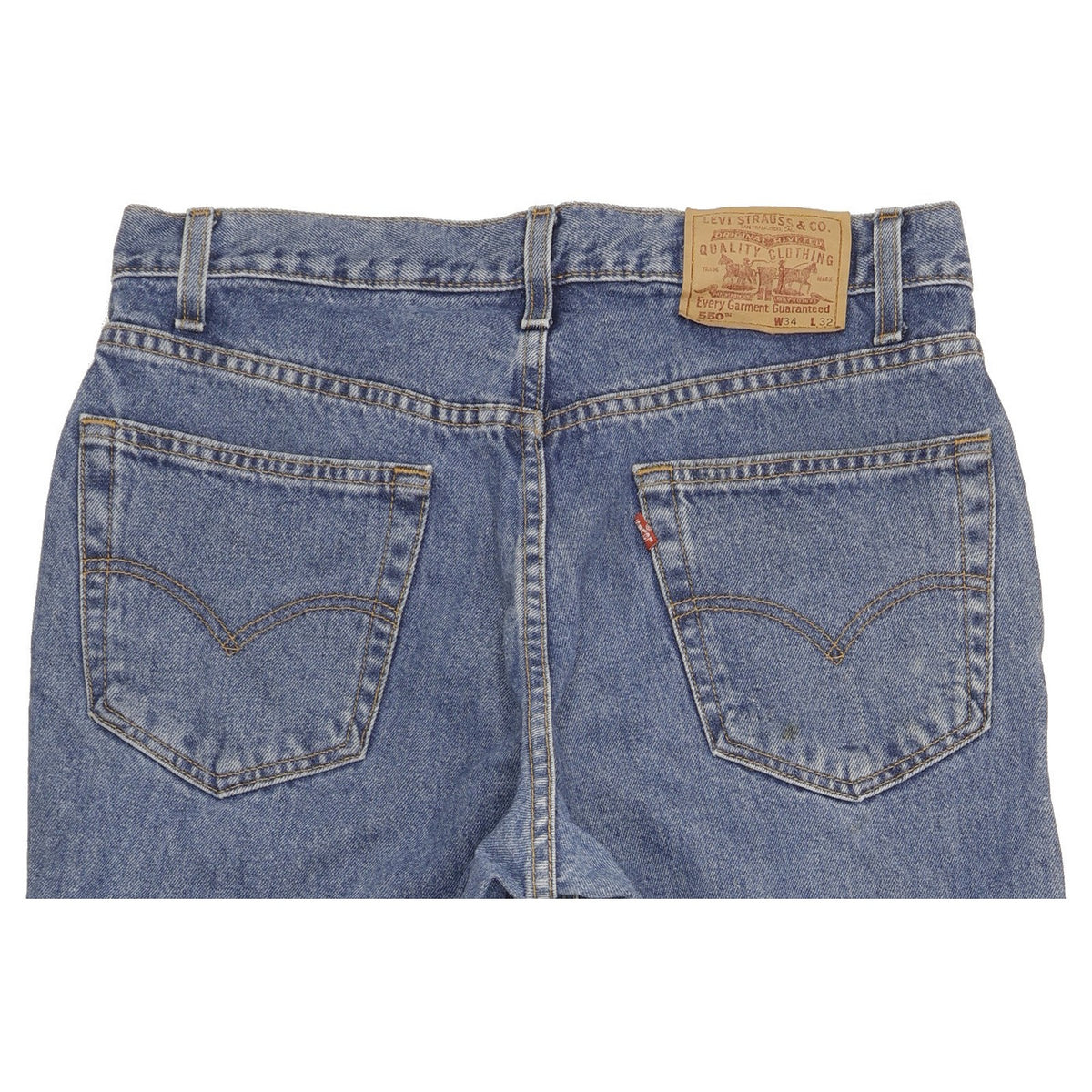 Levi's 550 Men Blue Straight Relaxed Jeans W34 L32