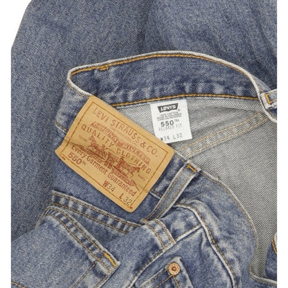 Levi's 550 Men Blue Straight Relaxed Jeans W34 L32