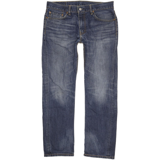 Levi's 504 Men Blue Straight Regular Jeans W34 L30
