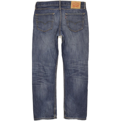 Levi's 504 Men Blue Straight Regular Jeans W34 L30