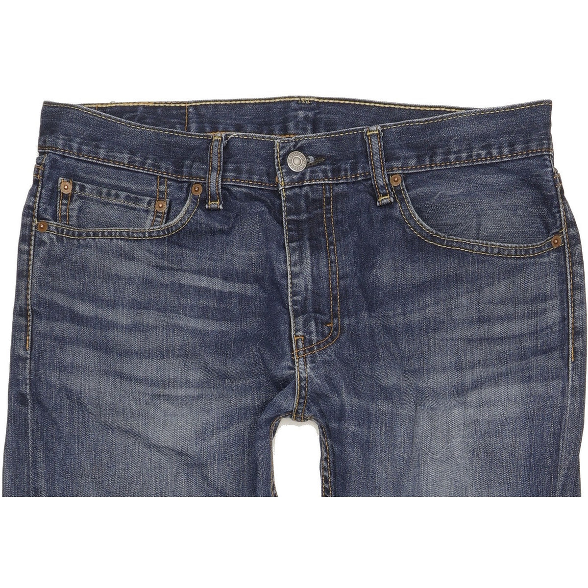 Levi's 504 Men Blue Straight Regular Jeans W34 L30