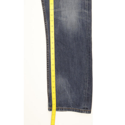 Levi's 504 Men Blue Straight Regular Jeans W34 L30