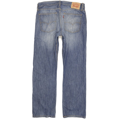 Levi's 514 Men Blue Straight Slim Jeans W36 L32